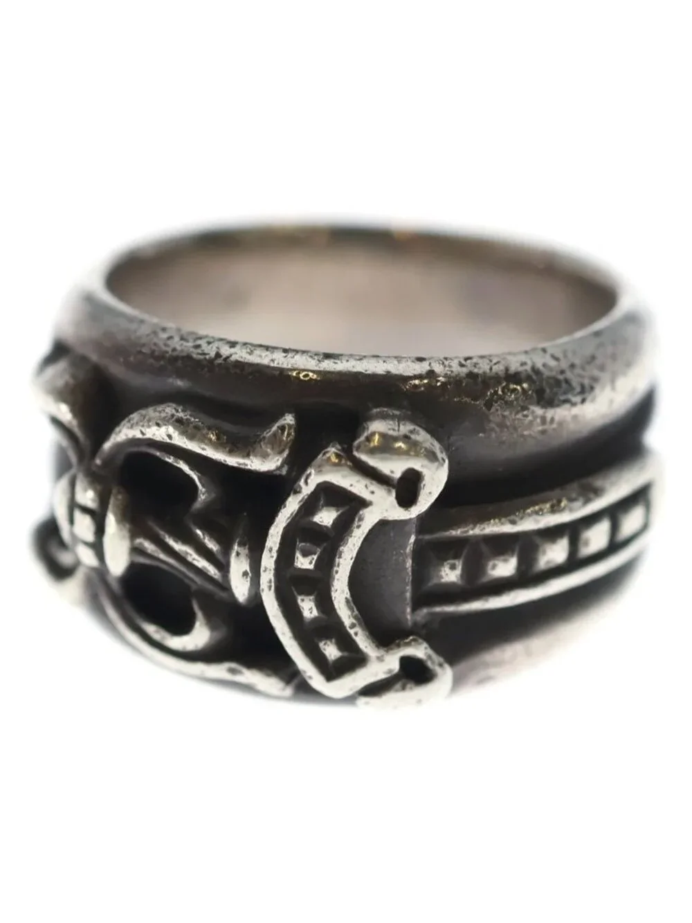 Chrome Hearts Dagger Ring Silver